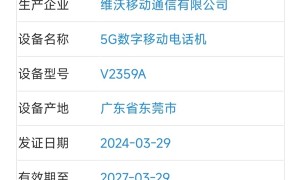 vivo X100S三证齐全：罕见的5500mAh单芯大电池配120W快充